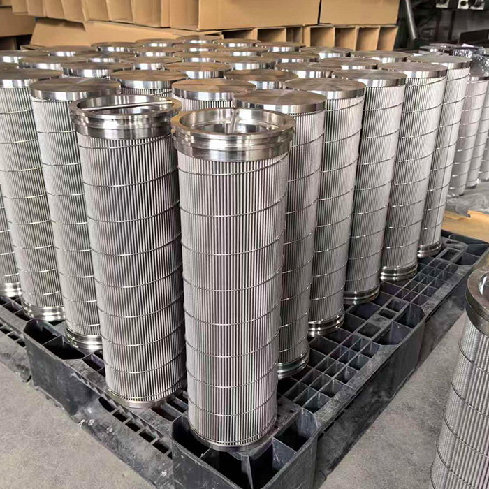 Metal Fiber Pleated Filter Element