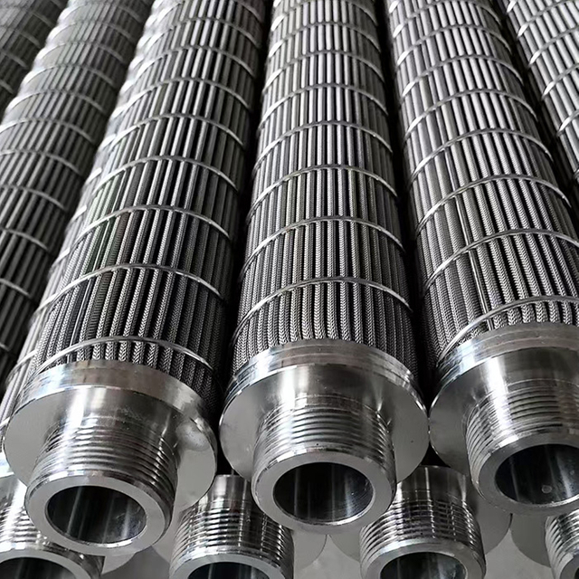 Metal Fiber Pleated Filter Cylinder